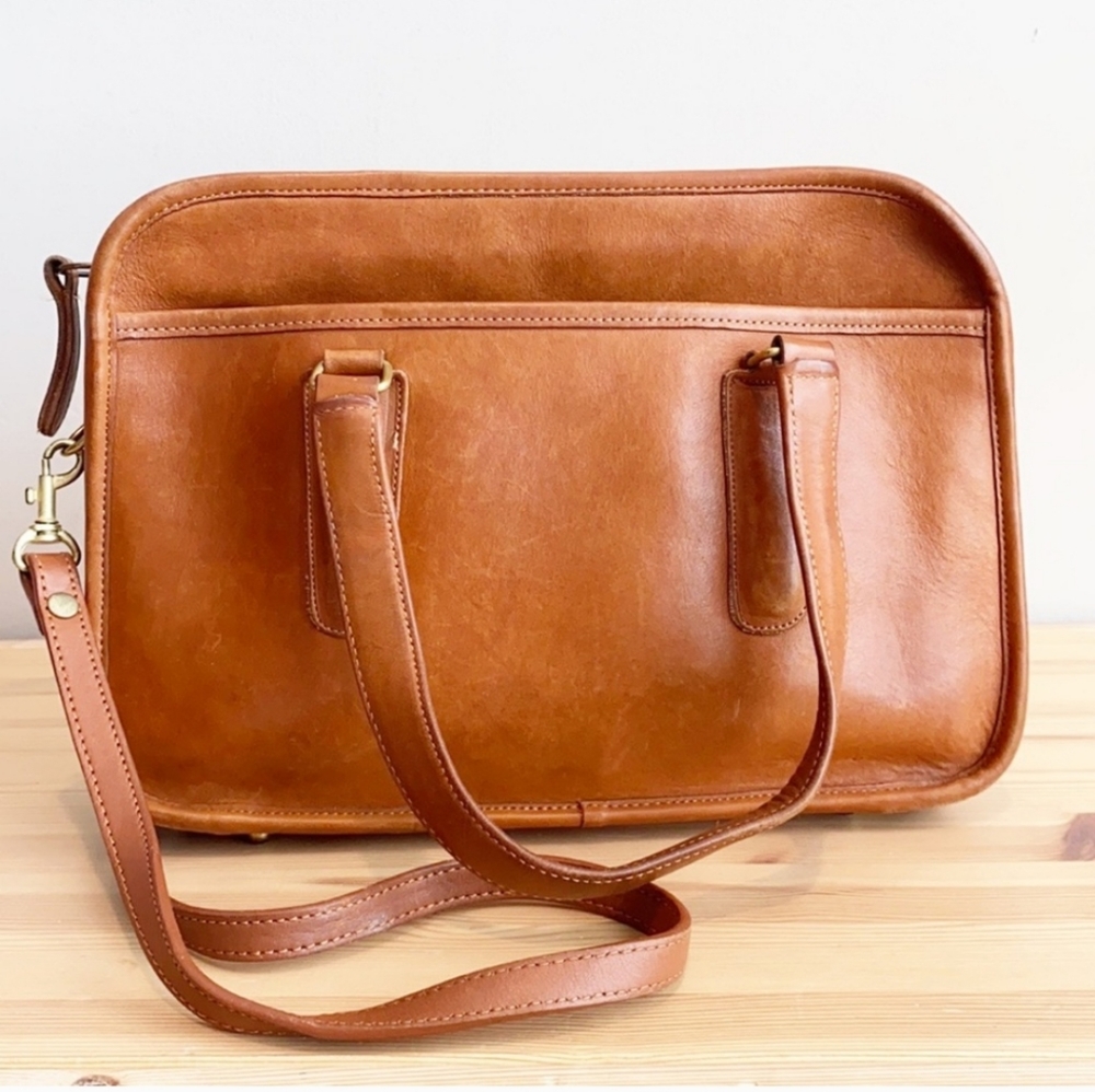 Vintage Coach Made in NYC Skinny Flight Bag